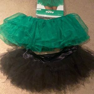 Halloween tutus! Black and green tutu one size fits all!